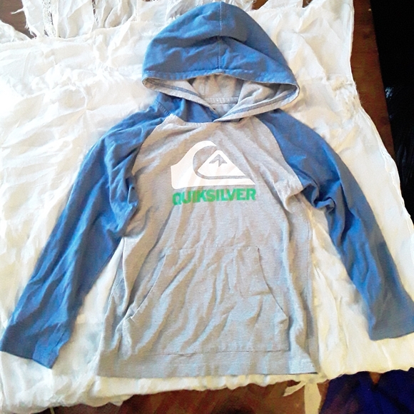Quicksilver Boys Size 7 Light Hoody Sweater - Picture 2 of 8